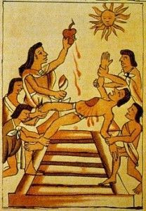 sacrificios mayas